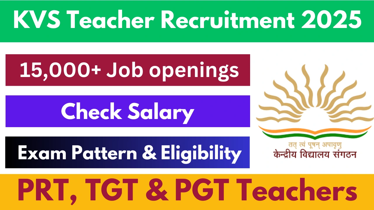 KVS Teacher Recruitment 2025