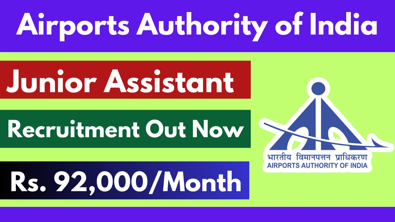 AAI Junior Assistant Recruitment